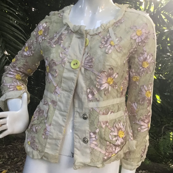 Marc Jacobs lace and ribbon Jacket